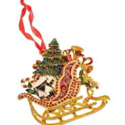 Winter Collage juletrepynt slede