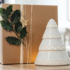 Winter Glow hurricane lys tre 14,5x18,5 cm