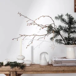 Winter Glow snøkule 11x13 cm