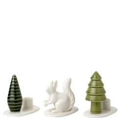 Winter Stories lysestake sett 3 deler ekorn