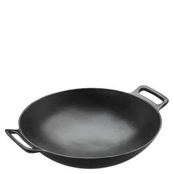 Wokpanne 36 cm støpejern