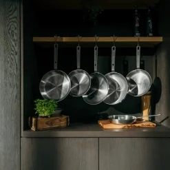 Wokpanne i stål 28 cm