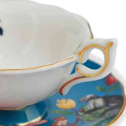 Wonderlust tekopp & asjett sapphire garden