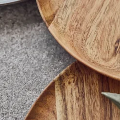 Wood brett 17,5 cm 2 stk akasie