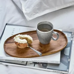 Wood brett 33x19 cm 2 stk akasie