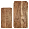 Wood brett 33x18/43x23 cm 2 stk akasie