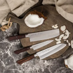 Wood grønnsakskniv 12 cm sølv