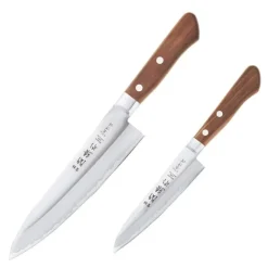 Wood knivsett 2 deler kokkekniv/grønnsakskniv