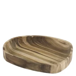 Wooden board bolle 37x30 cm teak