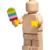 Wooden collection LEGO® minifigur 21 cm såpet eik