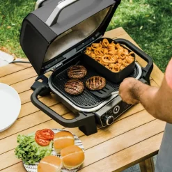Woodfire utendørs elektrisk grill 7-in-1 2400W