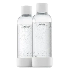 Woody flaske 1L 2 stk hvit