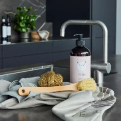 Wool oppvaskbørste hard 23 cm natur