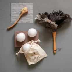 Wool oppvaskbørste hard 23 cm natur