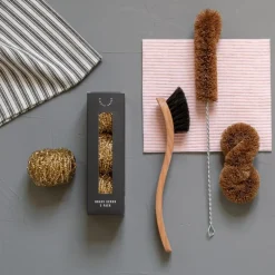 Wool oppvaskbørste soft 23 cm natur/svart