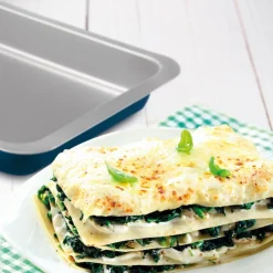 Xbake ildfast form rektangulær 32 cm blå