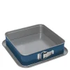 Xbake springform firkant 24 cm blå