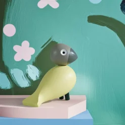 Year bird 2025 Bella 12,5 cm krem/grå