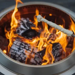 Yukon + stand 2.0 bålpanne 68,5x50,5 cm silver