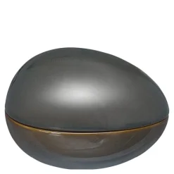 Zen eggeskål 16x11 cm petrol/brun