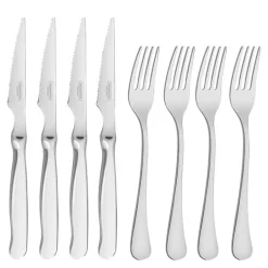 Zurique spansk bestikk 8 deler farroupilha stål